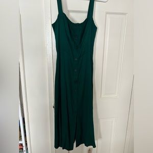NWT Reformation emerald green dress